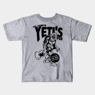 drunken yeti Kids T-Shirt